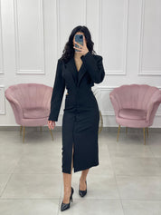 VESTITO LUNGO MODELLO GIACCA NEW COLLECTION