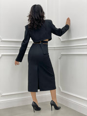 VESTITO LUNGO MODELLO GIACCA NEW COLLECTION
