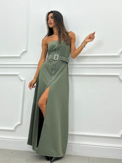 ABITO FASCIA CON ZIP E CINTURA AUTUMN COLLECTION