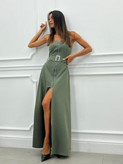 ABITO FASCIA CON ZIP E CINTURA AUTUMN COLLECTION
