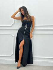 ABITO FASCIA CON ZIP E CINTURA AUTUMN COLLECTION