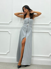 ABITO FASCIA CON ZIP E CINTURA AUTUMN COLLECTION