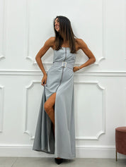 ABITO FASCIA CON ZIP E CINTURA AUTUMN COLLECTION