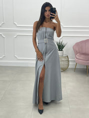 ABITO FASCIA CON ZIP E CINTURA AUTUMN COLLECTION
