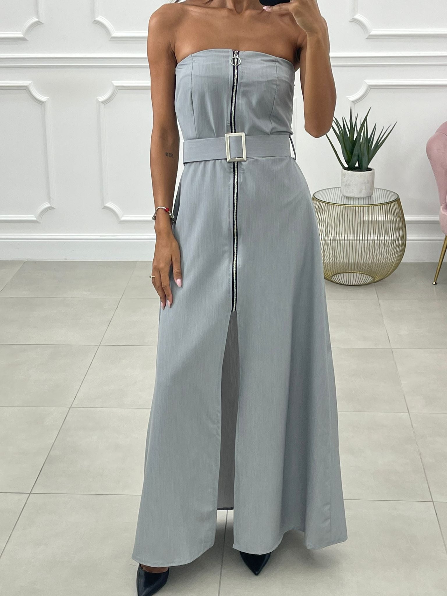ABITO FASCIA CON ZIP E CINTURA AUTUMN COLLECTION