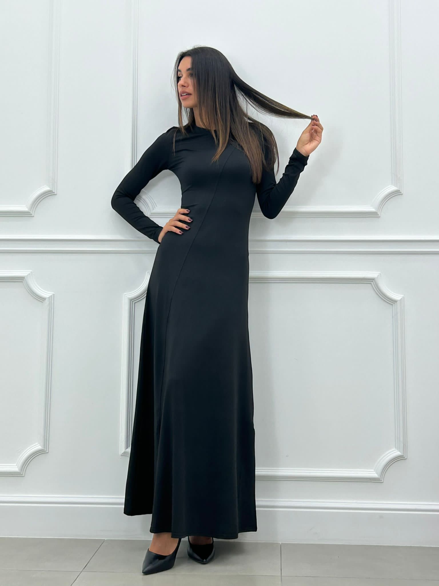 ABITO LUNGO MONOTINTA AUTUMN COLLECTION