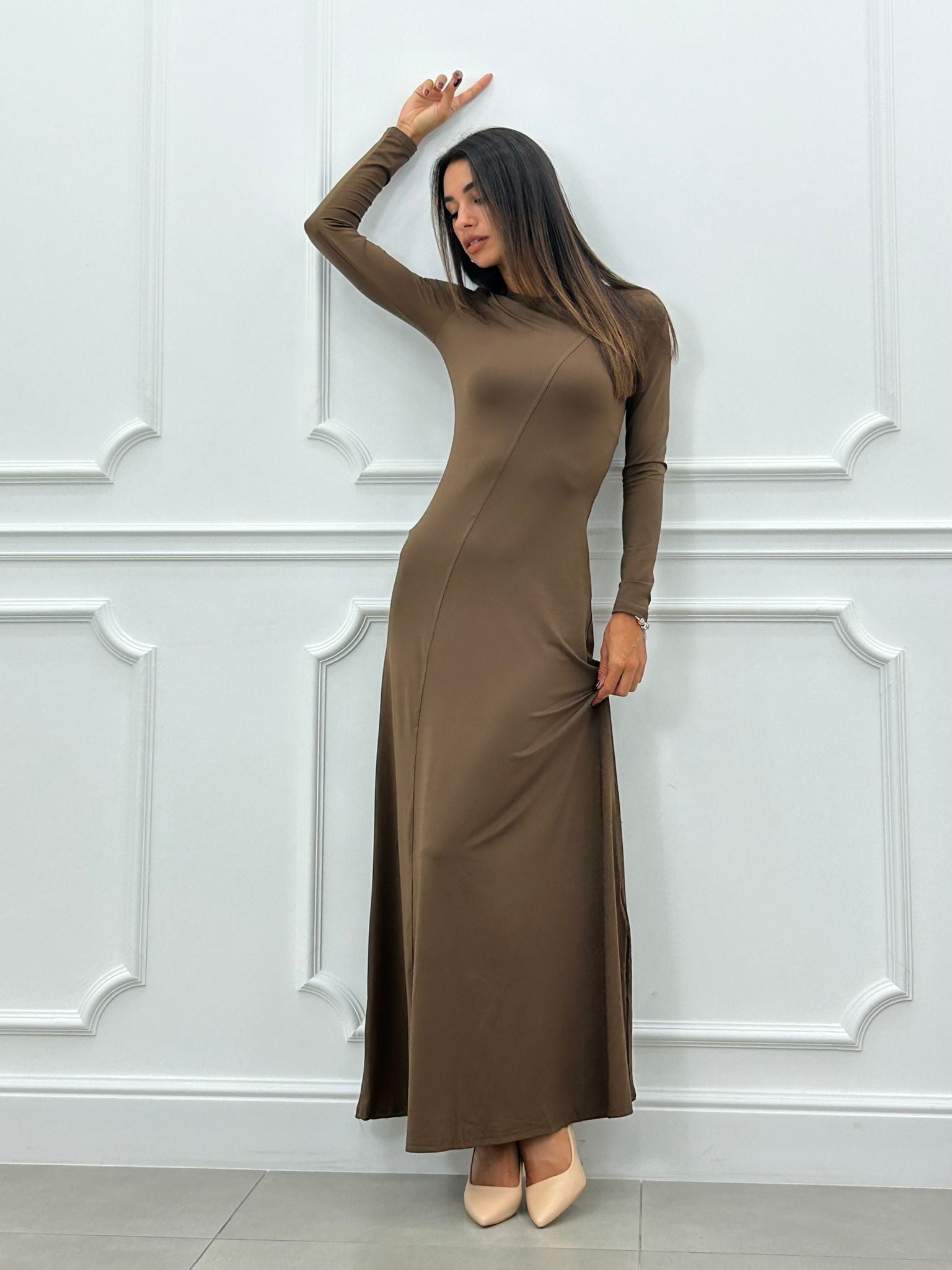 ABITO LUNGO MONOTINTA AUTUMN COLLECTION
