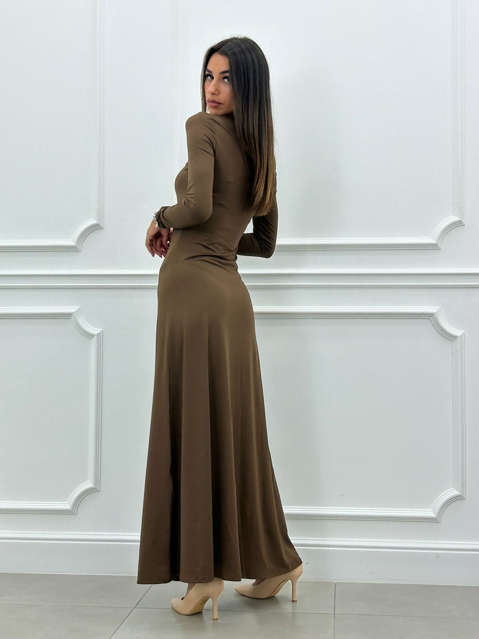 ABITO LUNGO MONOTINTA AUTUMN COLLECTION