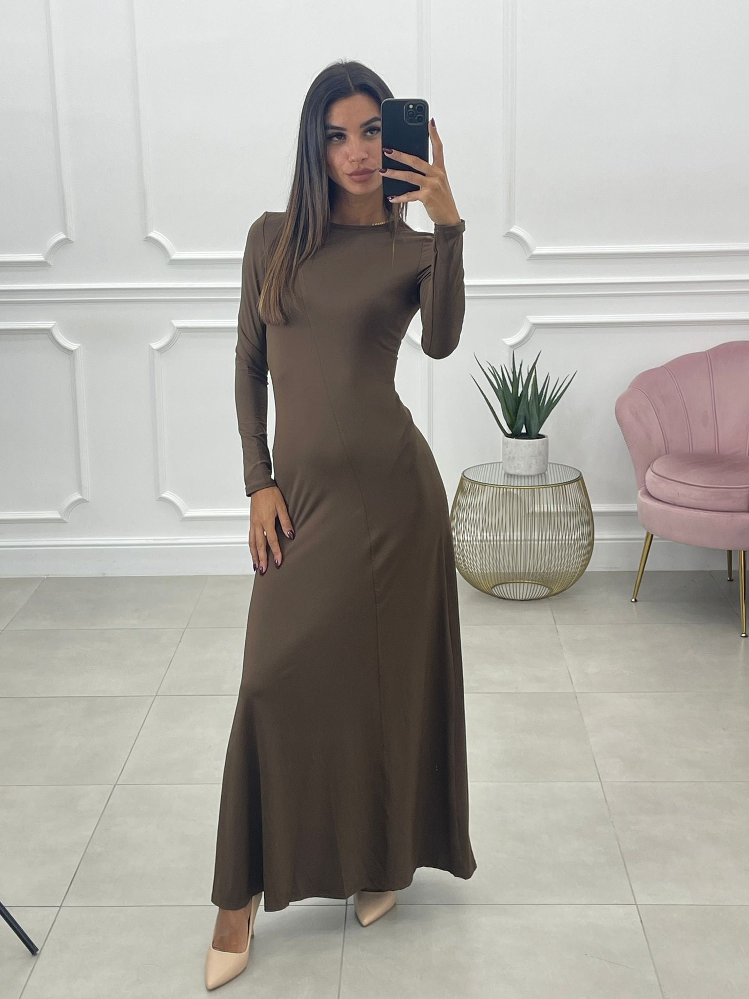 ABITO LUNGO MONOTINTA AUTUMN COLLECTION