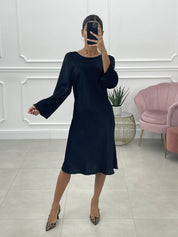 VESTITO RASO MONOTINTA AUTUMN COLLECTION