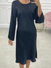 VESTITO RASO MONOTINTA AUTUMN COLLECTION