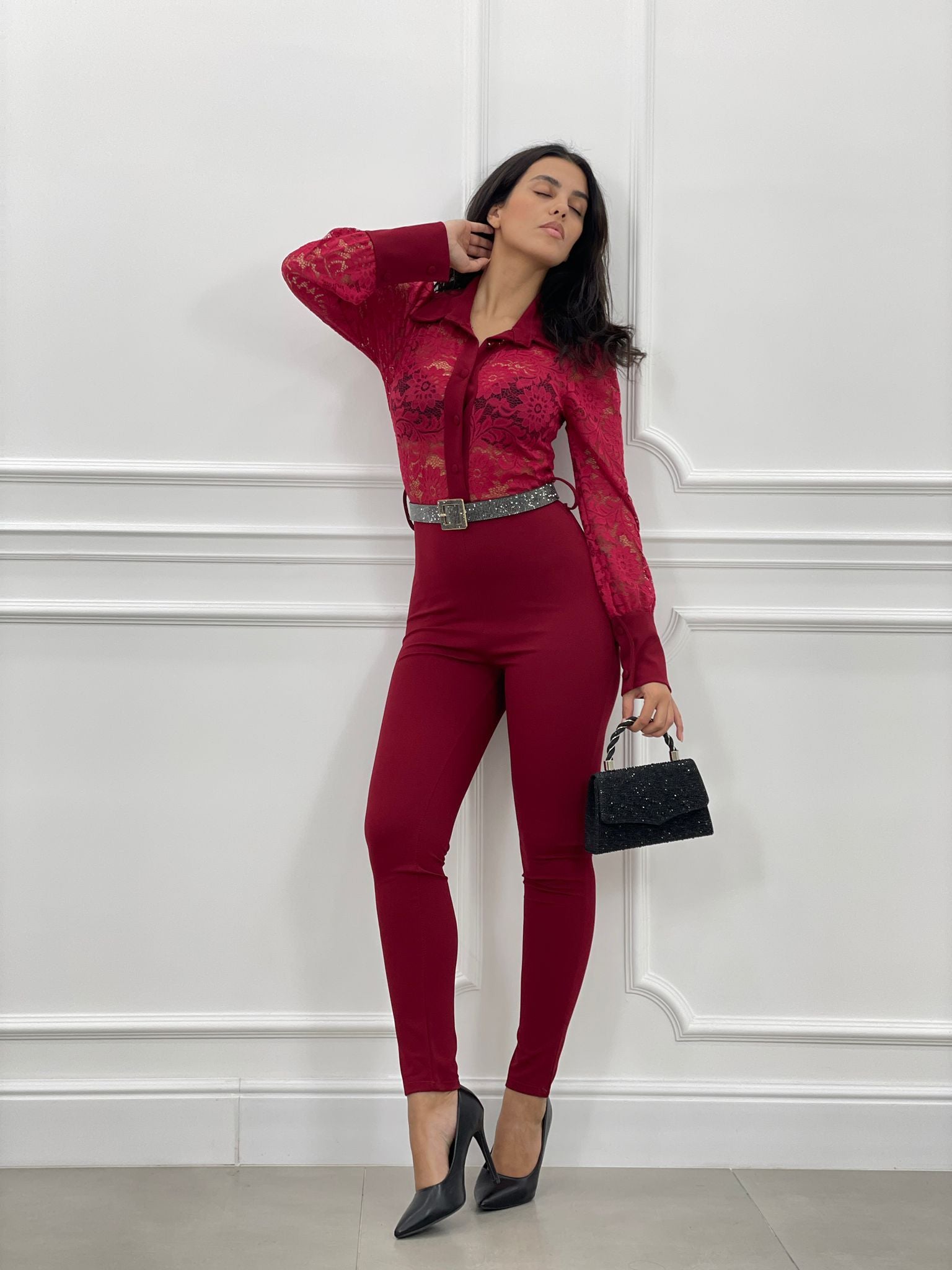 TUTA TESSUTO E MACRAME' AUTUMN COLLECTION