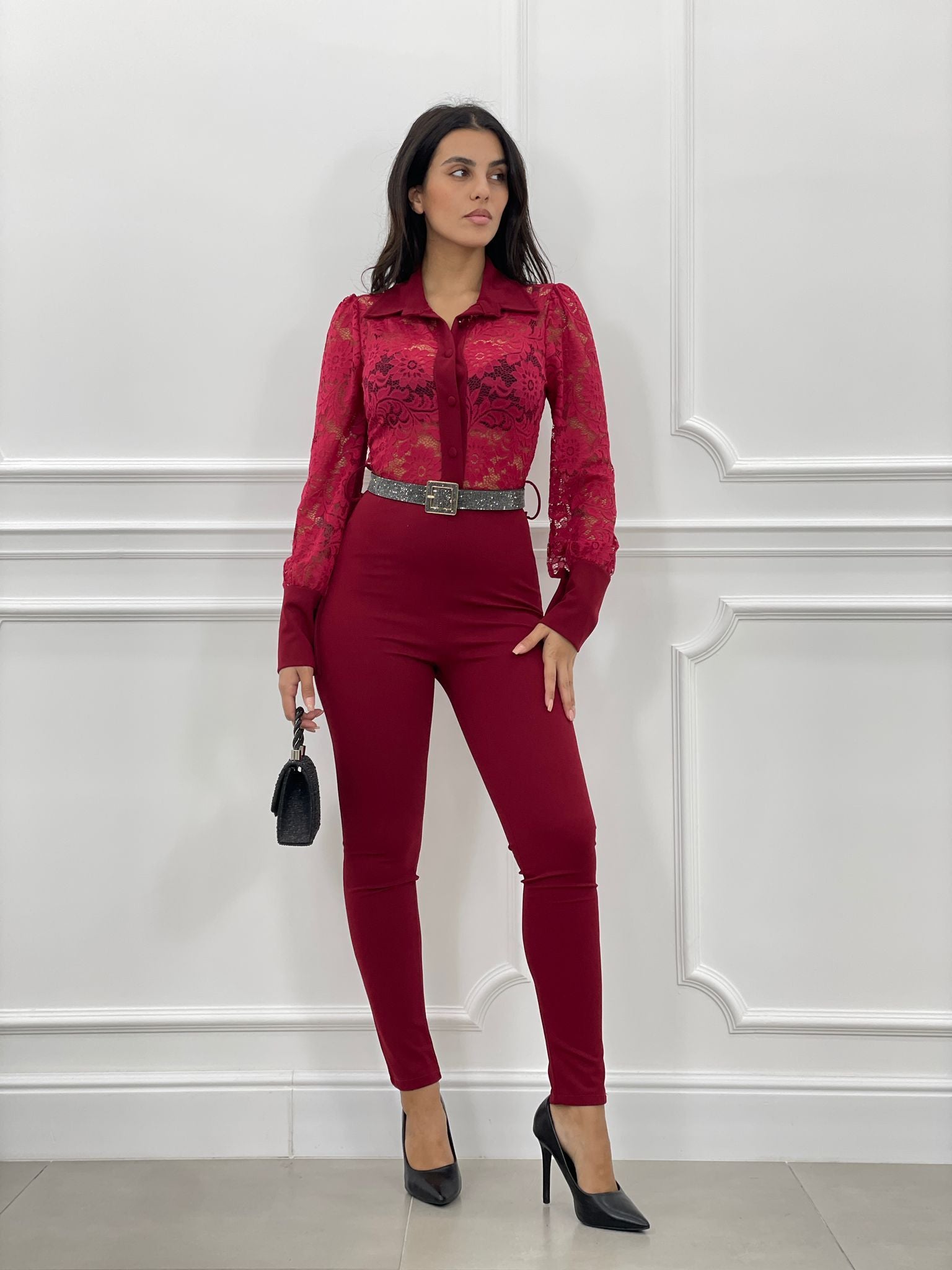 TUTA TESSUTO E MACRAME' AUTUMN COLLECTION
