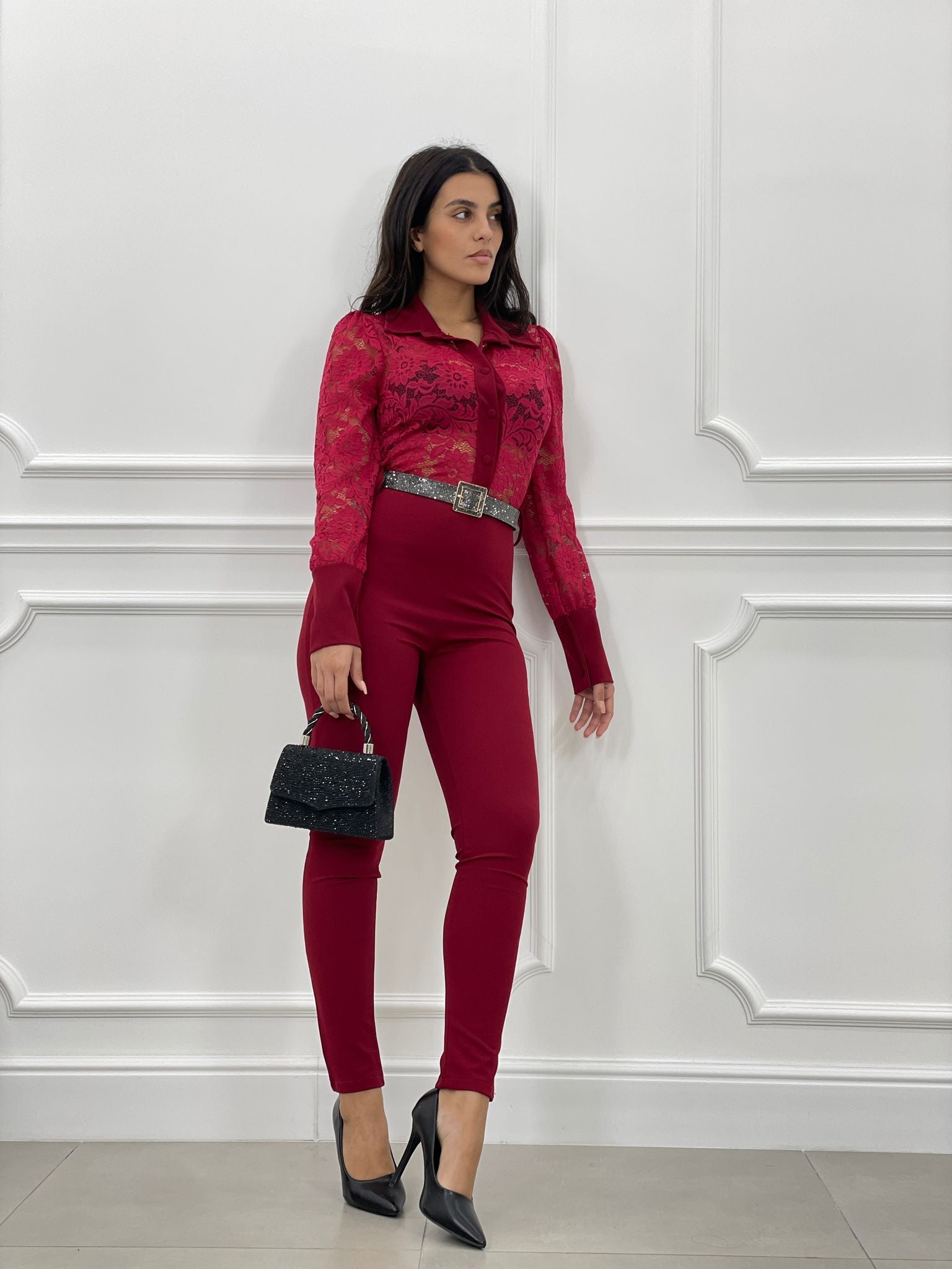 TUTA TESSUTO E MACRAME' AUTUMN COLLECTION