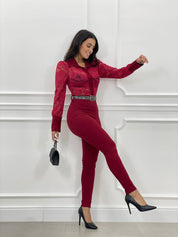 TUTA TESSUTO E MACRAME' AUTUMN COLLECTION