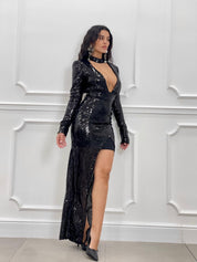 VESTITO  SCOLLO PROFONDO AUTUMN COLLECTION