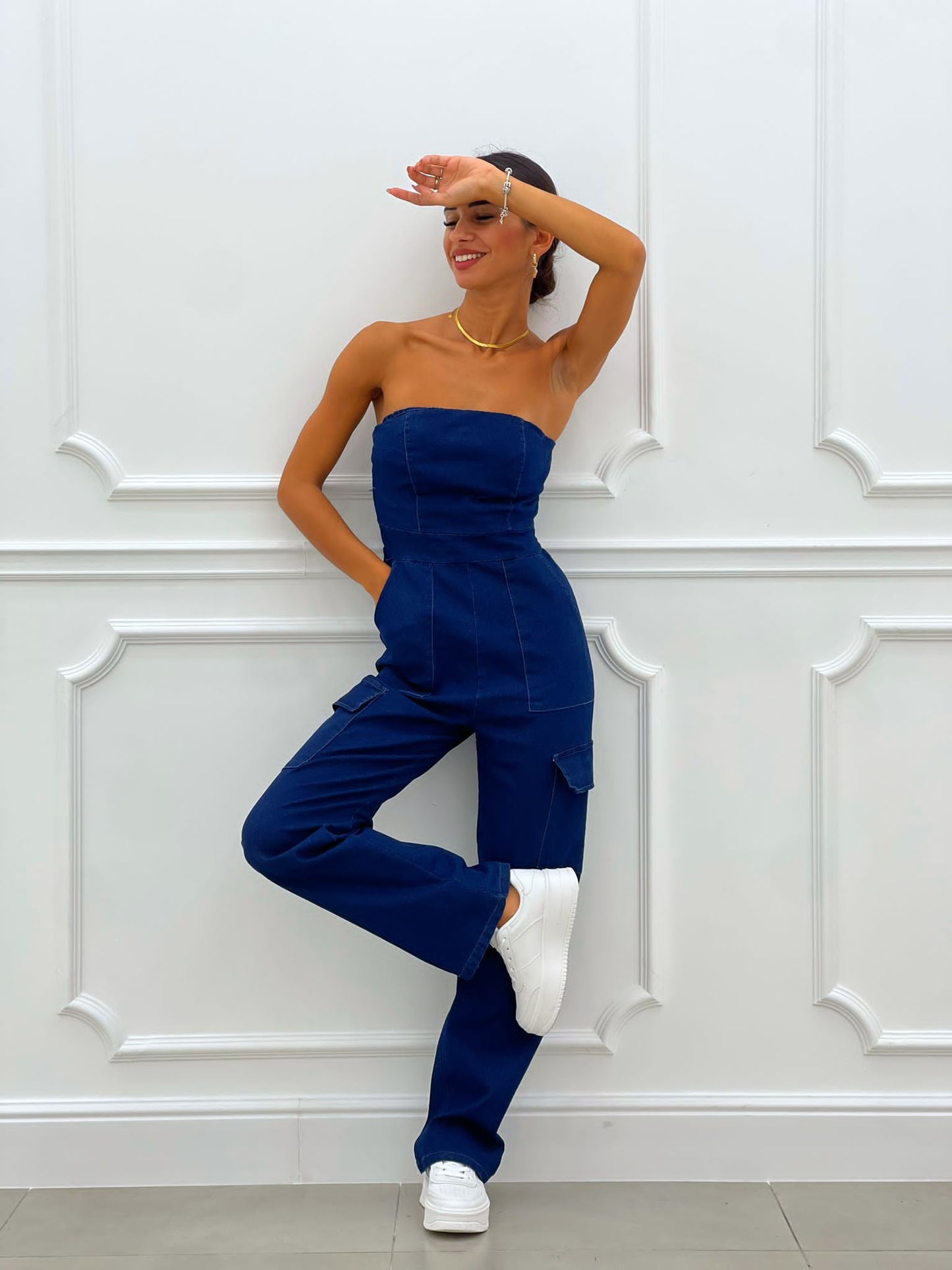 TUTA DENIM CARGO