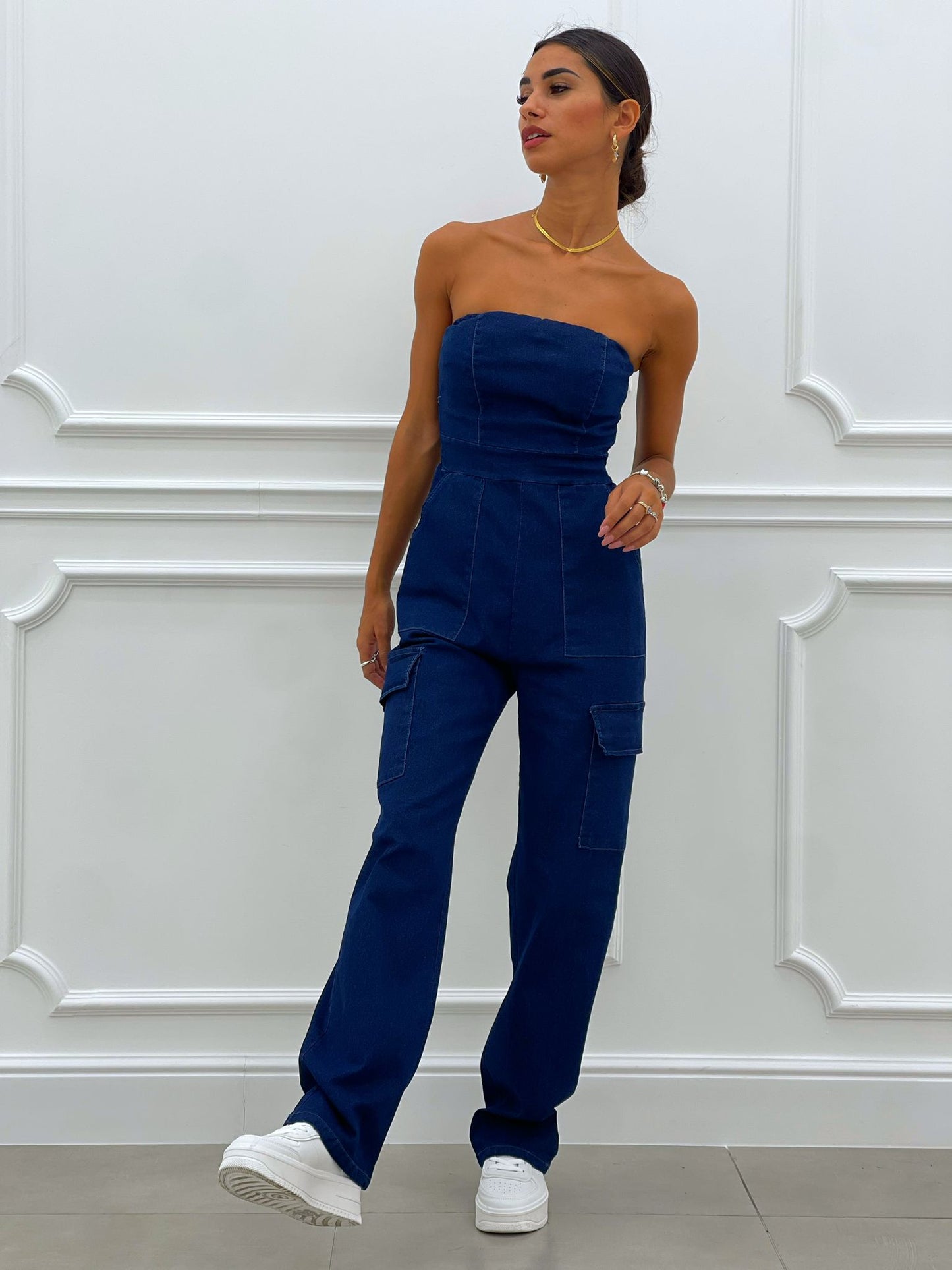 TUTA DENIM CARGO