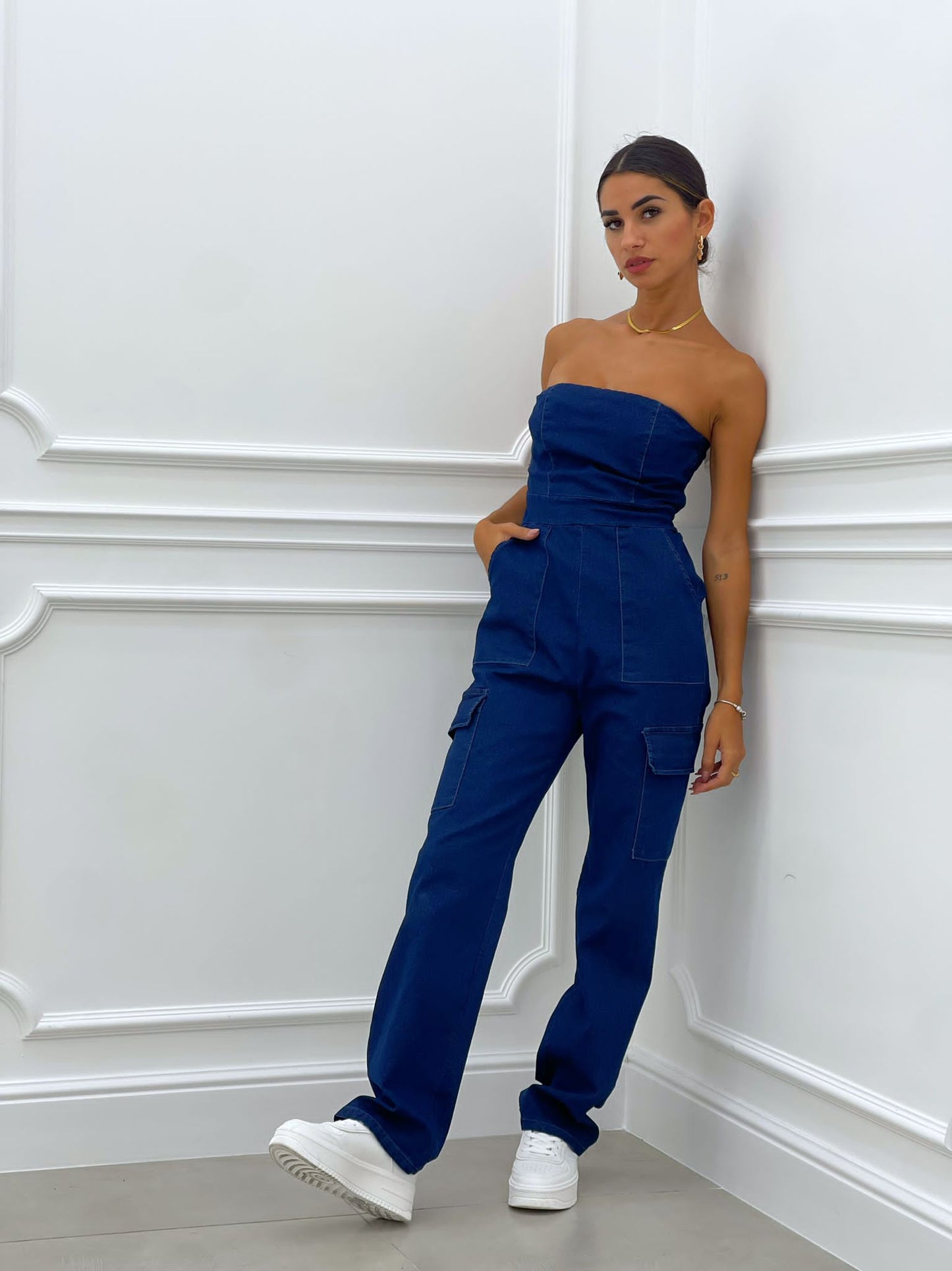 TUTA DENIM CARGO