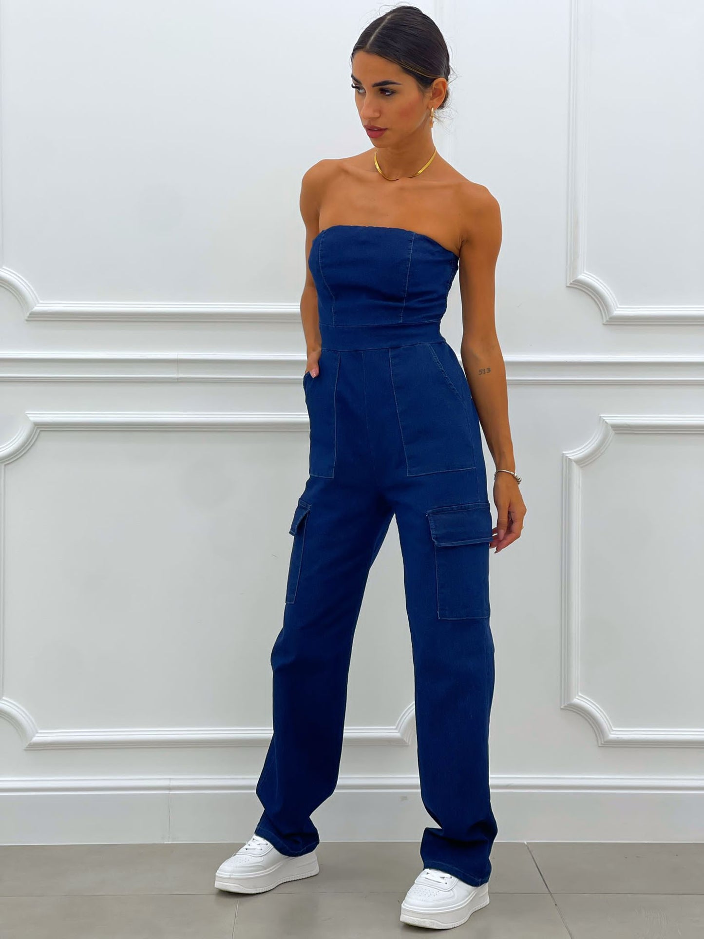 TUTA DENIM CARGO