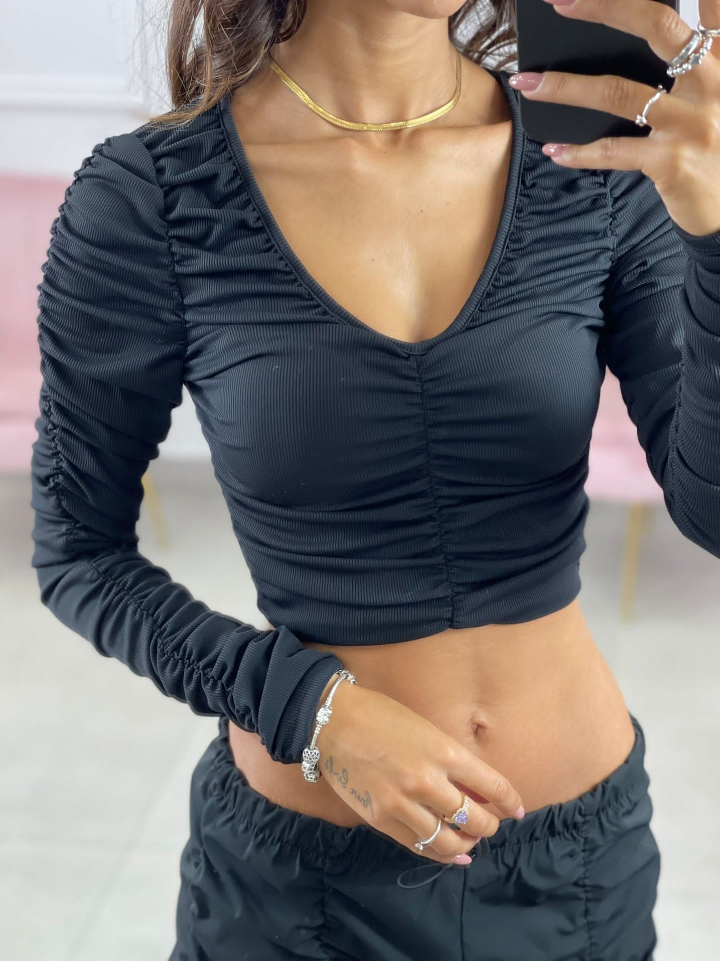 MAGLIA COSTINA AGGRAPPATA
