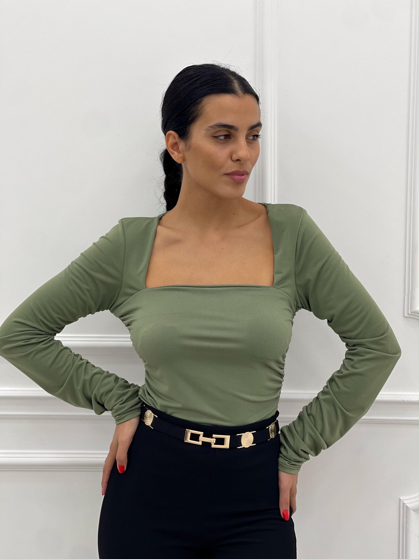BODY DRAPPEGGIATO LATERALE