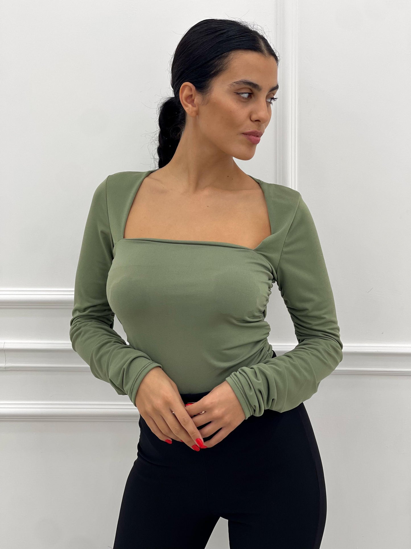 BODY DRAPPEGGIATO LATERALE