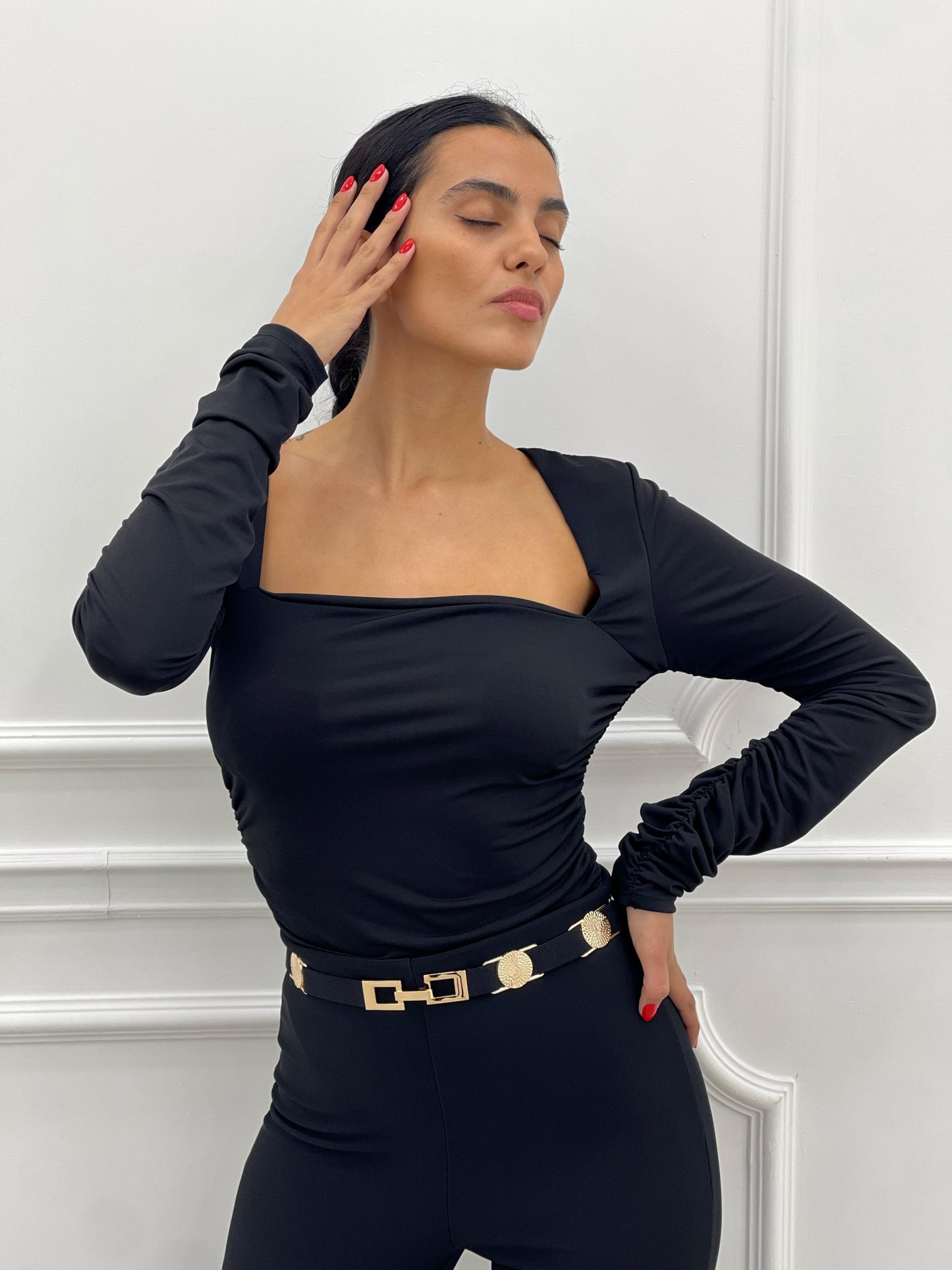 BODY DRAPPEGGIATO LATERALE