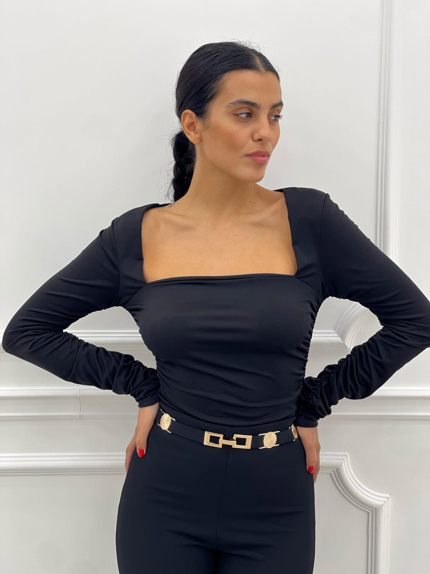 BODY DRAPPEGGIATO LATERALE