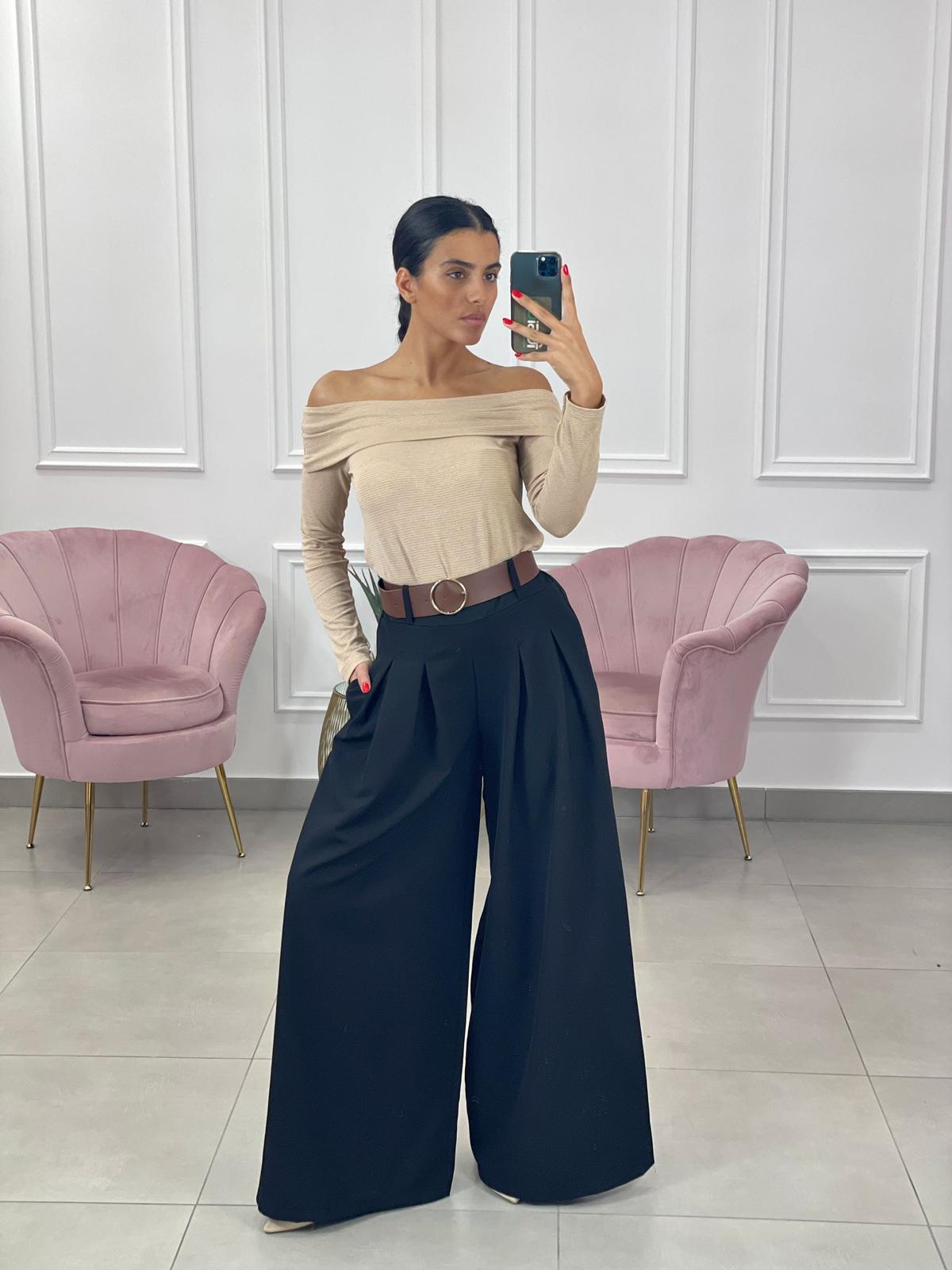 MAGLIA SCOLLO BARCA CON INSERTI IN LUREX