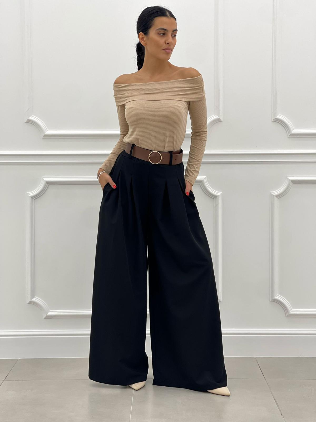 MAGLIA SCOLLO BARCA CON INSERTI IN LUREX