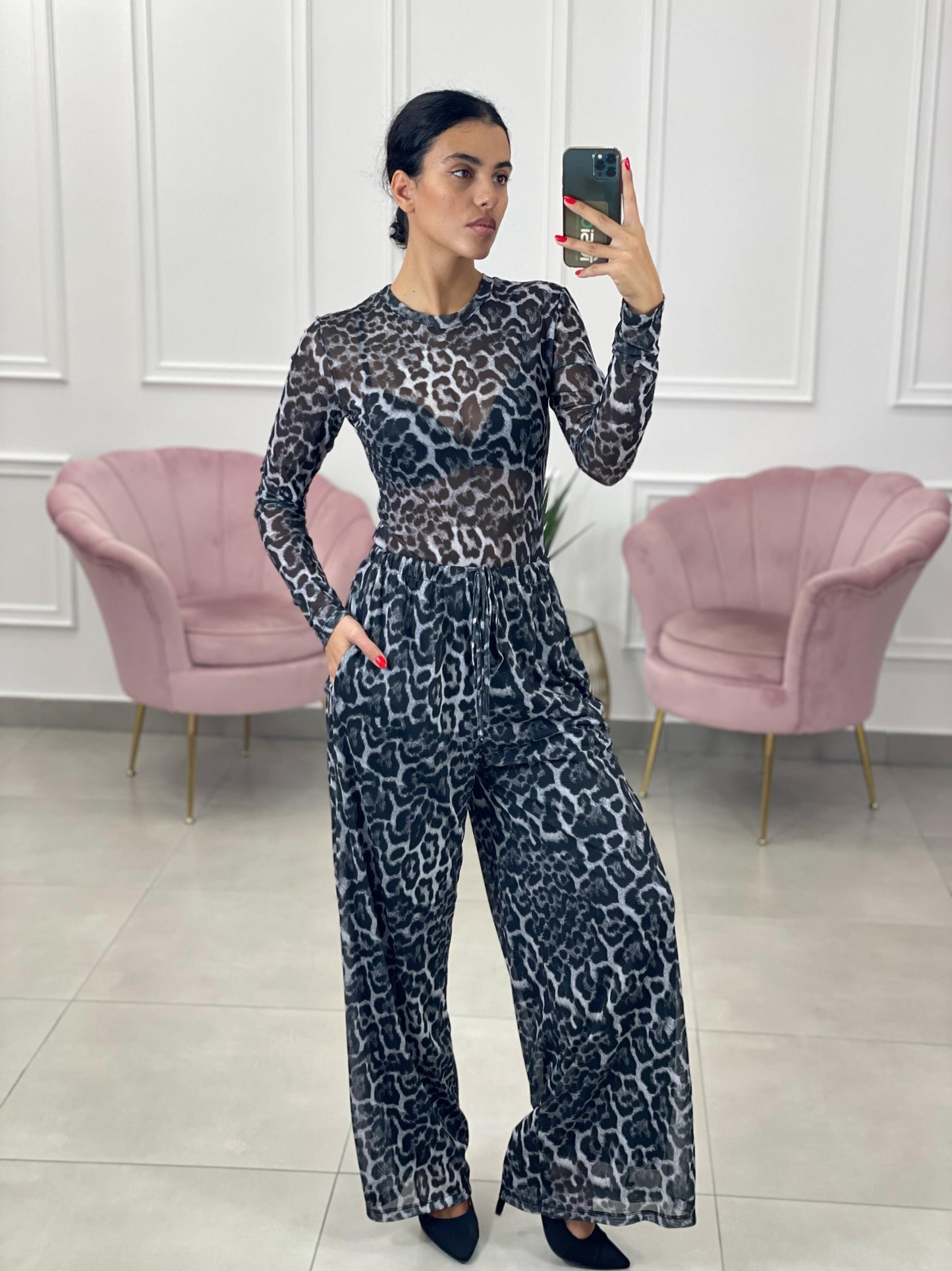 PANTALONE TULLE FANTASIA MACULATA