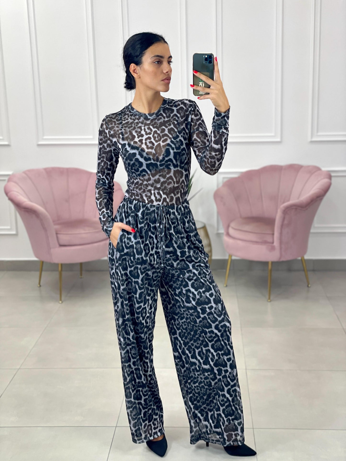 PANTALONE TULLE FANTASIA MACULATA