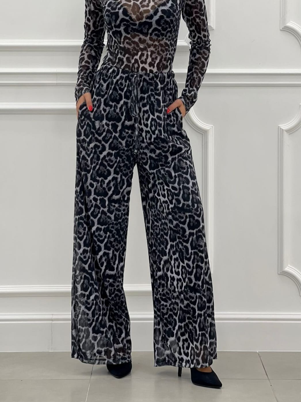 PANTALONE TULLE FANTASIA MACULATA
