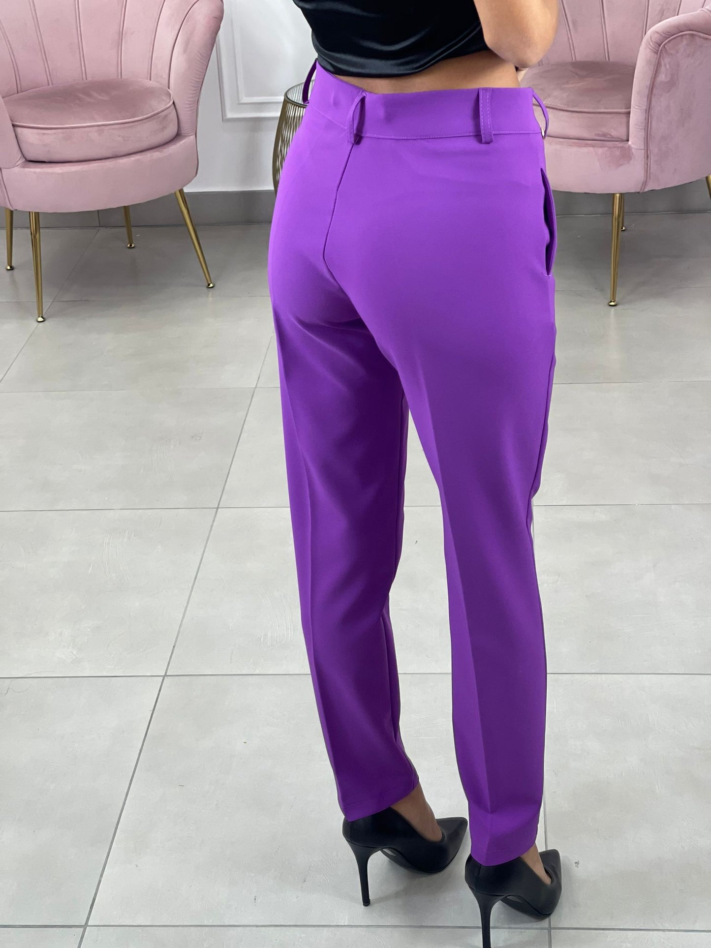 PANTALONE CAPRI TASCA A FILO TOP QUALITY