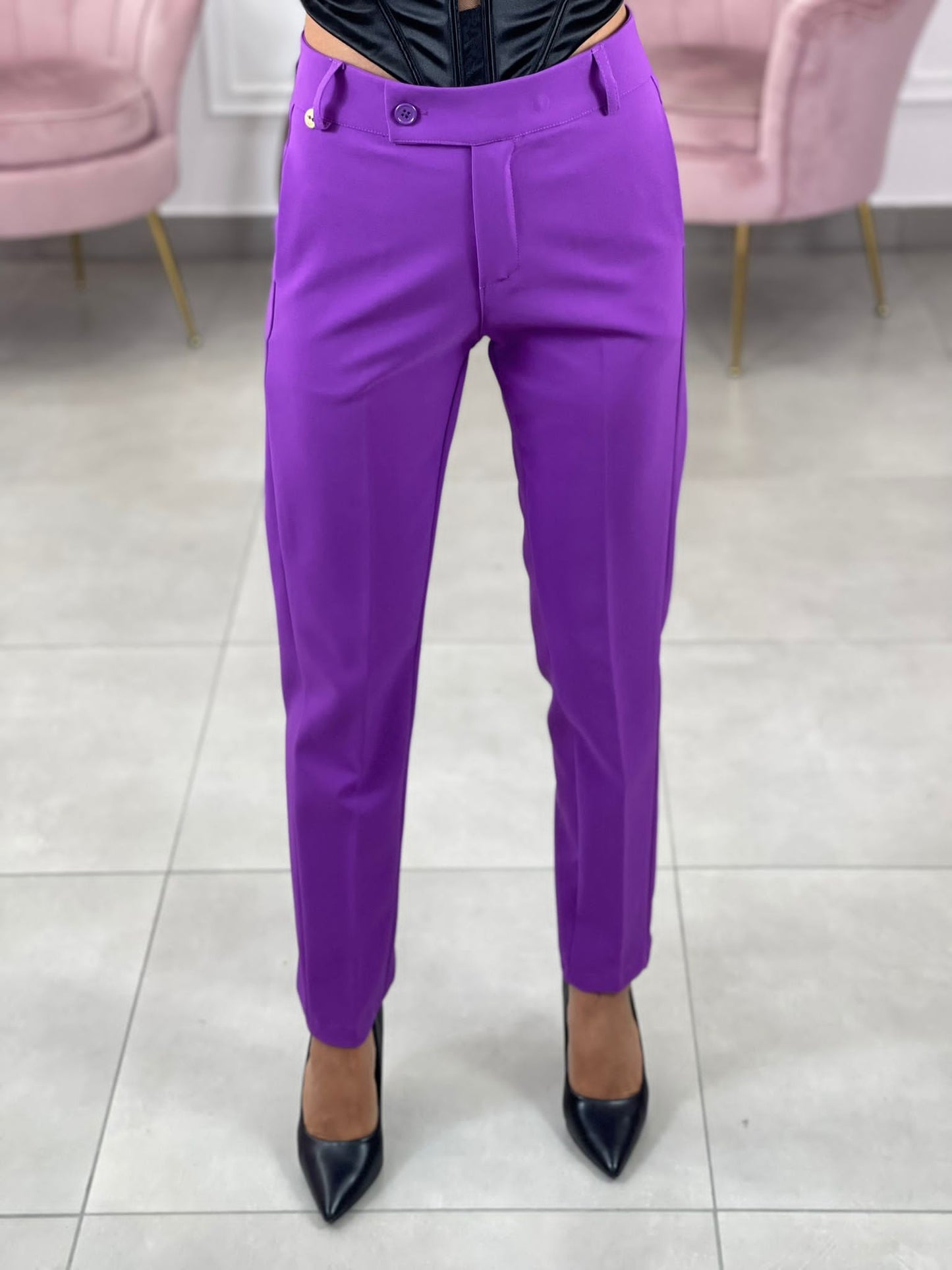 PANTALONE CAPRI TASCA A FILO TOP QUALITY