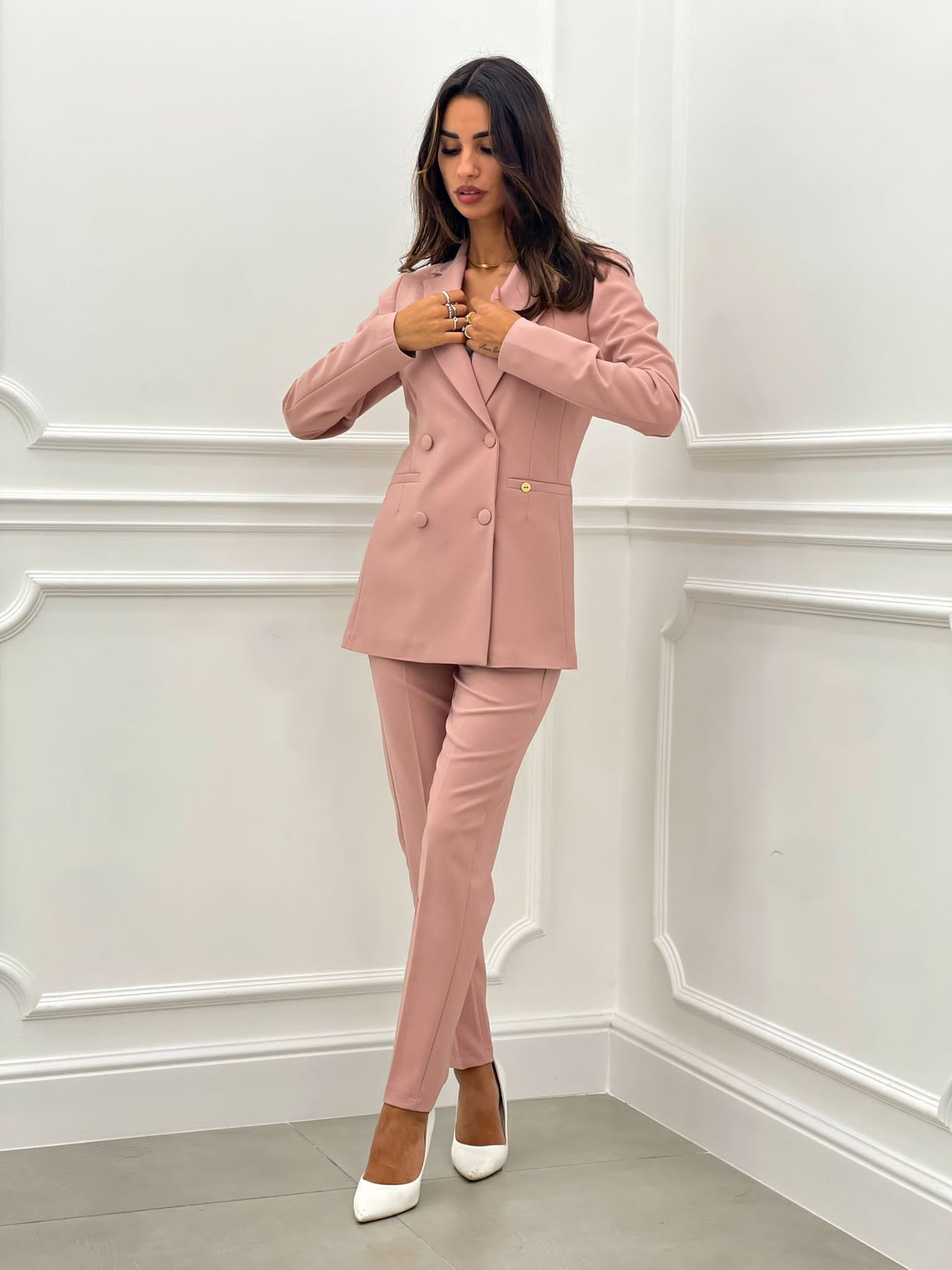 PANTALONE CAPRI TASCA A FILO TOP QUALITY