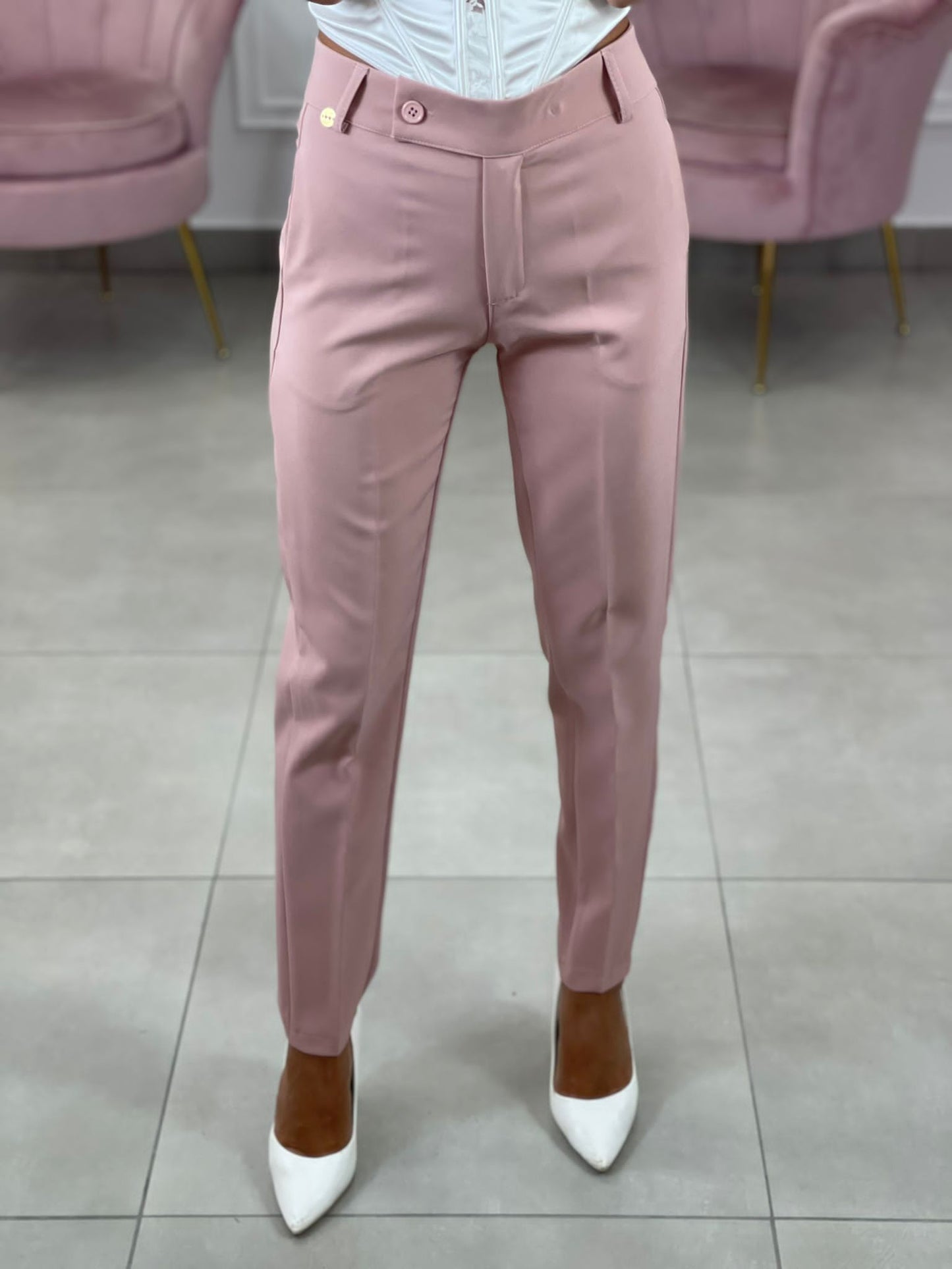 PANTALONE CAPRI TASCA A FILO TOP QUALITY