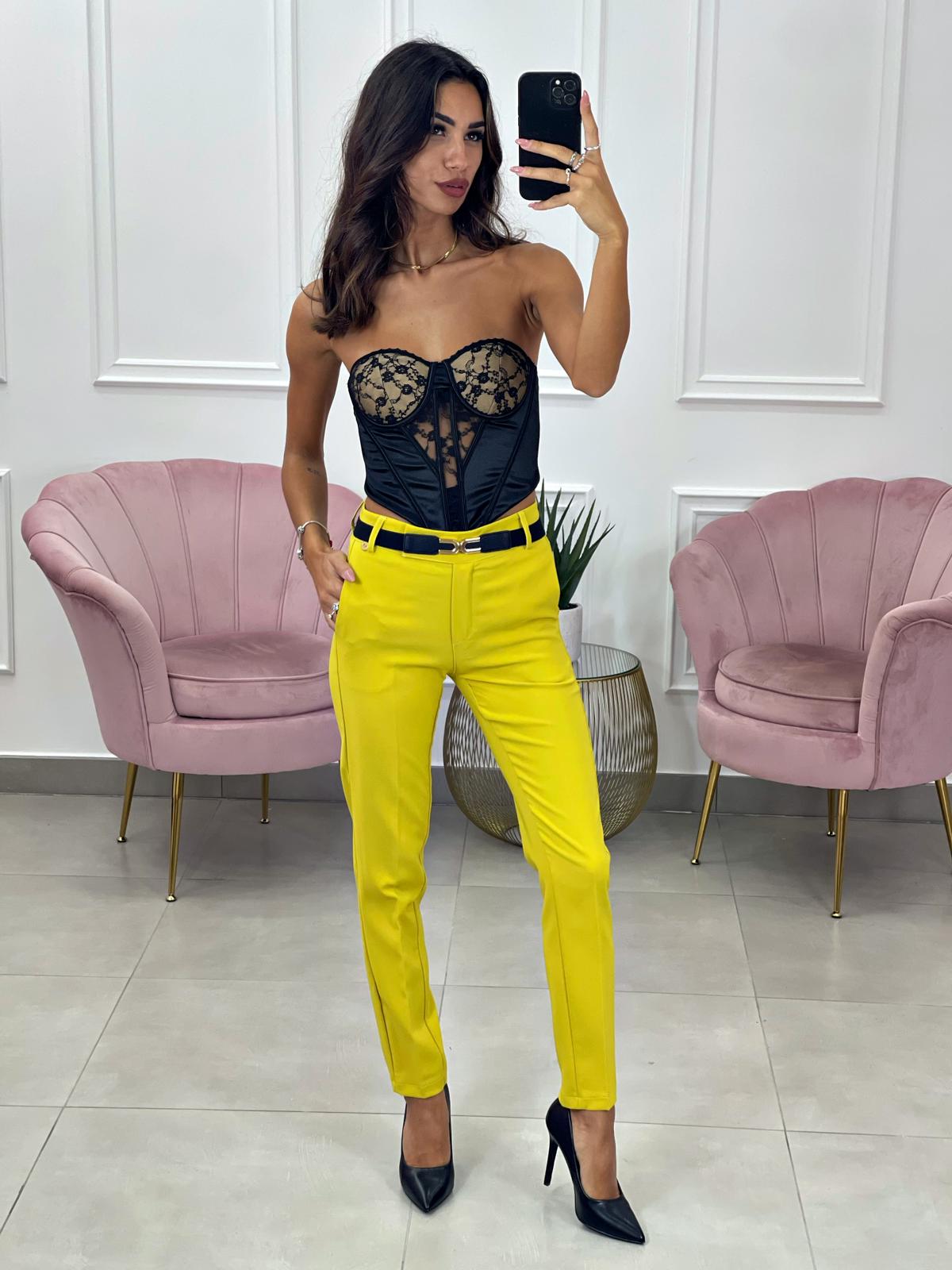 PANTALONE CAPRI TASCA A FILO TOP QUALITY