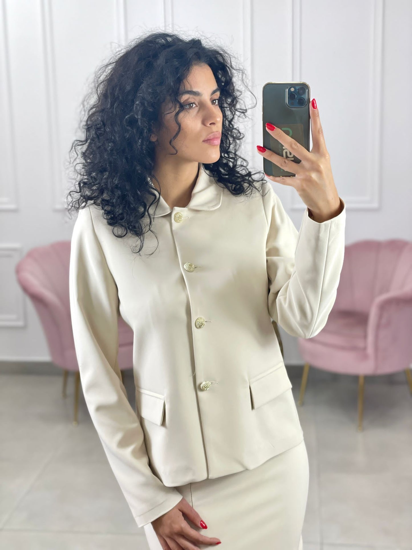 GIACCA CON BOTTONI ORO TOP QUALITY