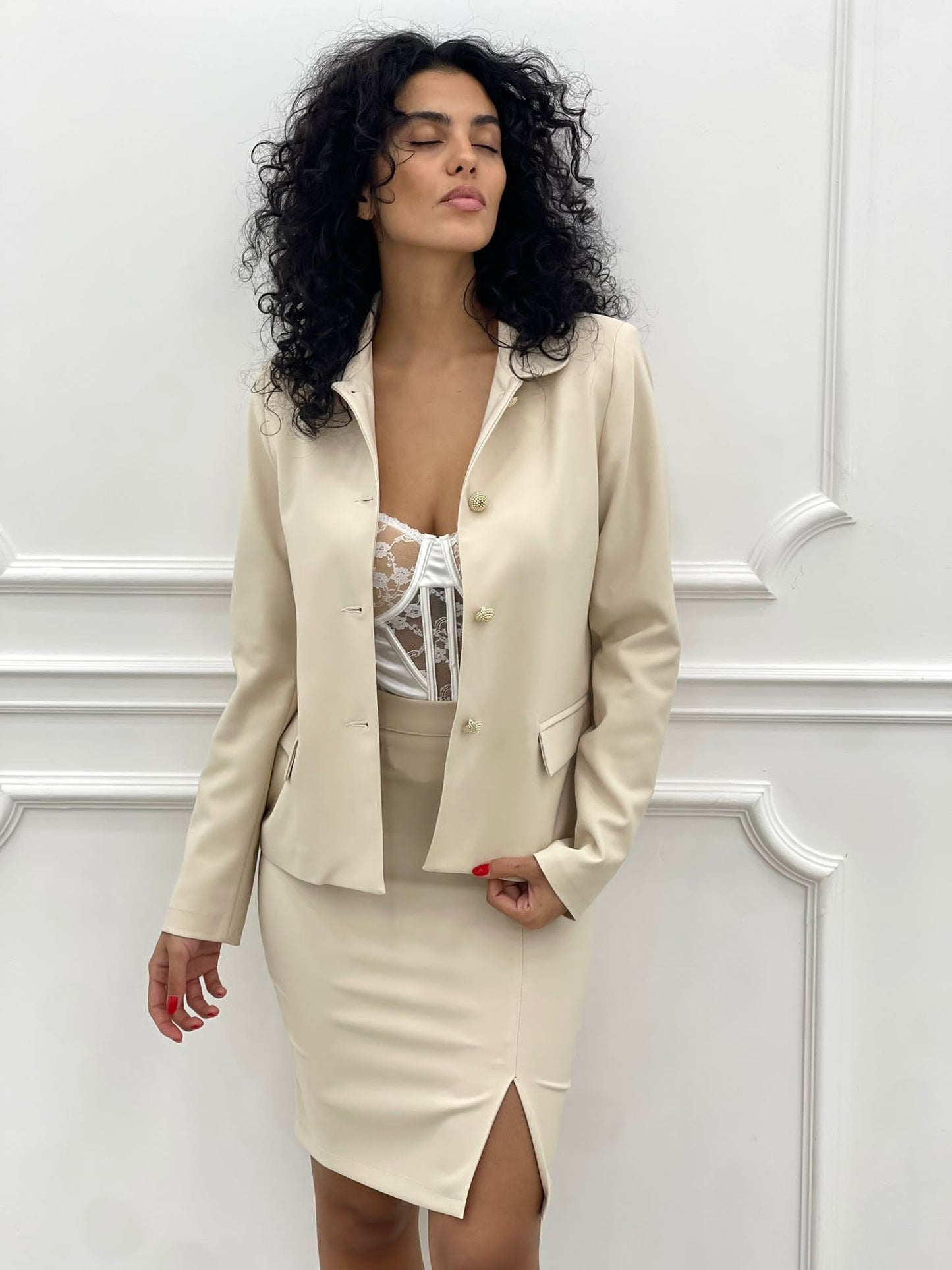 GIACCA CON BOTTONI ORO TOP QUALITY