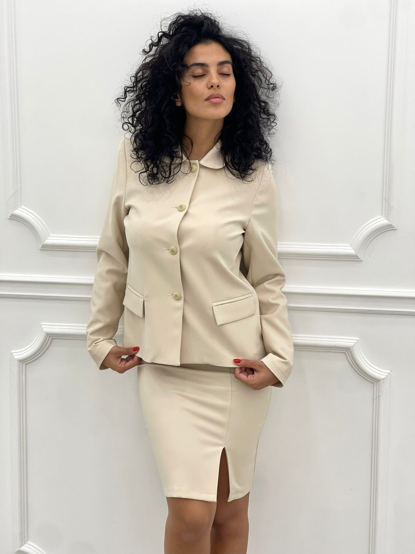 GIACCA CON BOTTONI ORO TOP QUALITY