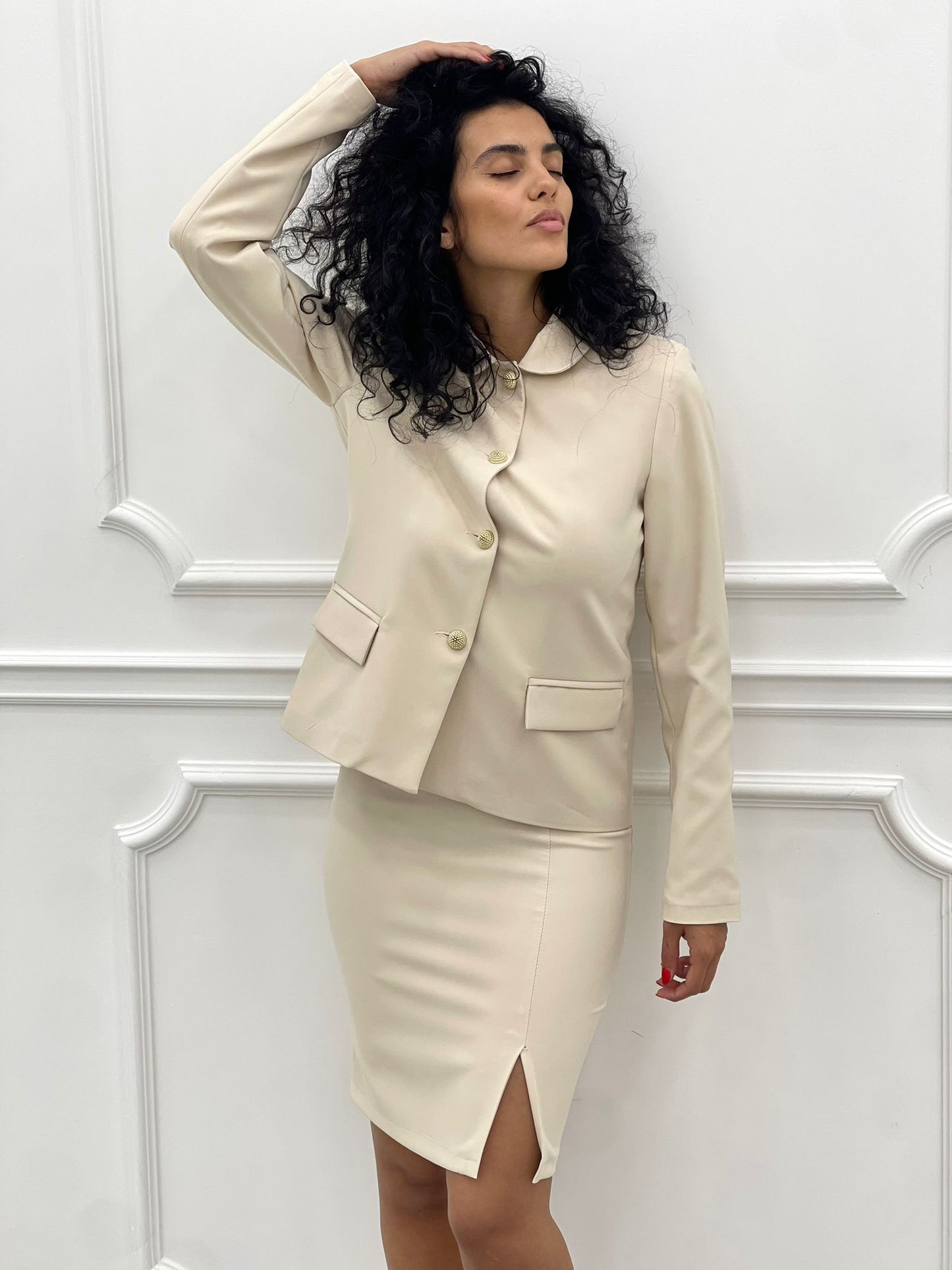 GIACCA CON BOTTONI ORO TOP QUALITY