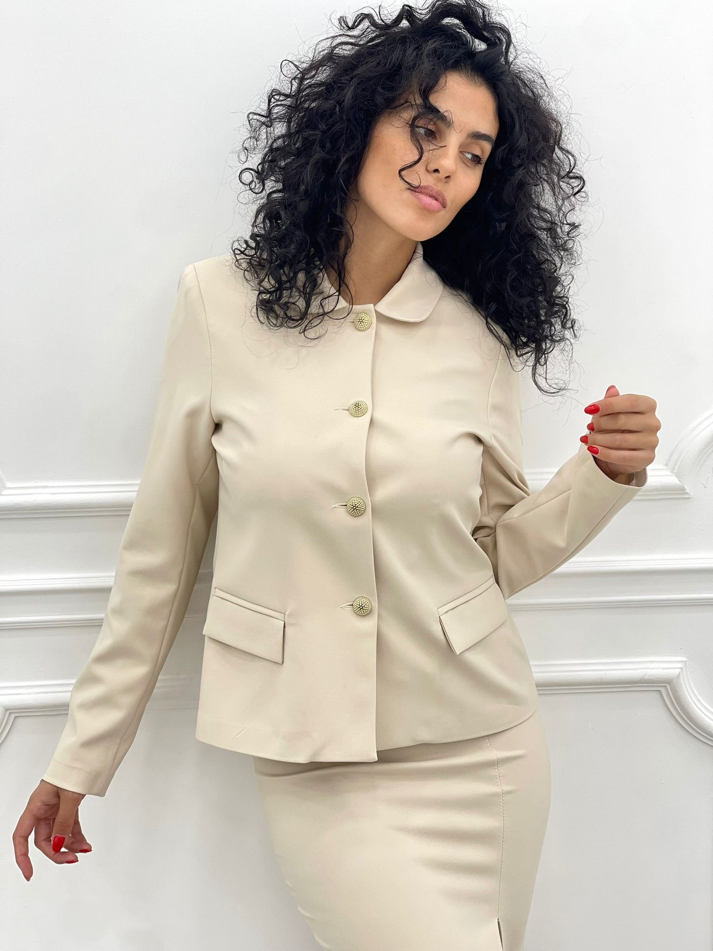 GIACCA CON BOTTONI ORO TOP QUALITY