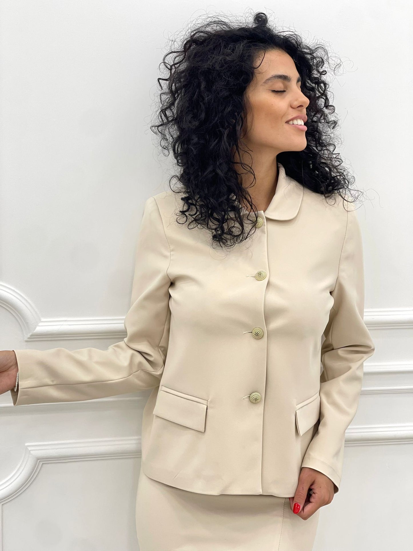 GIACCA CON BOTTONI ORO TOP QUALITY