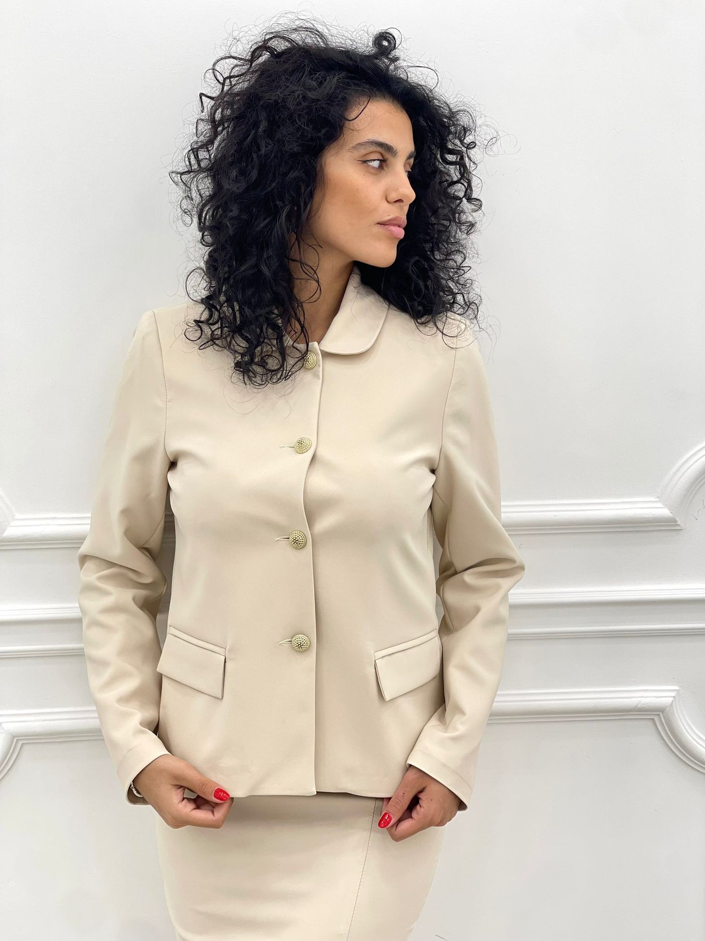 GIACCA CON BOTTONI ORO TOP QUALITY
