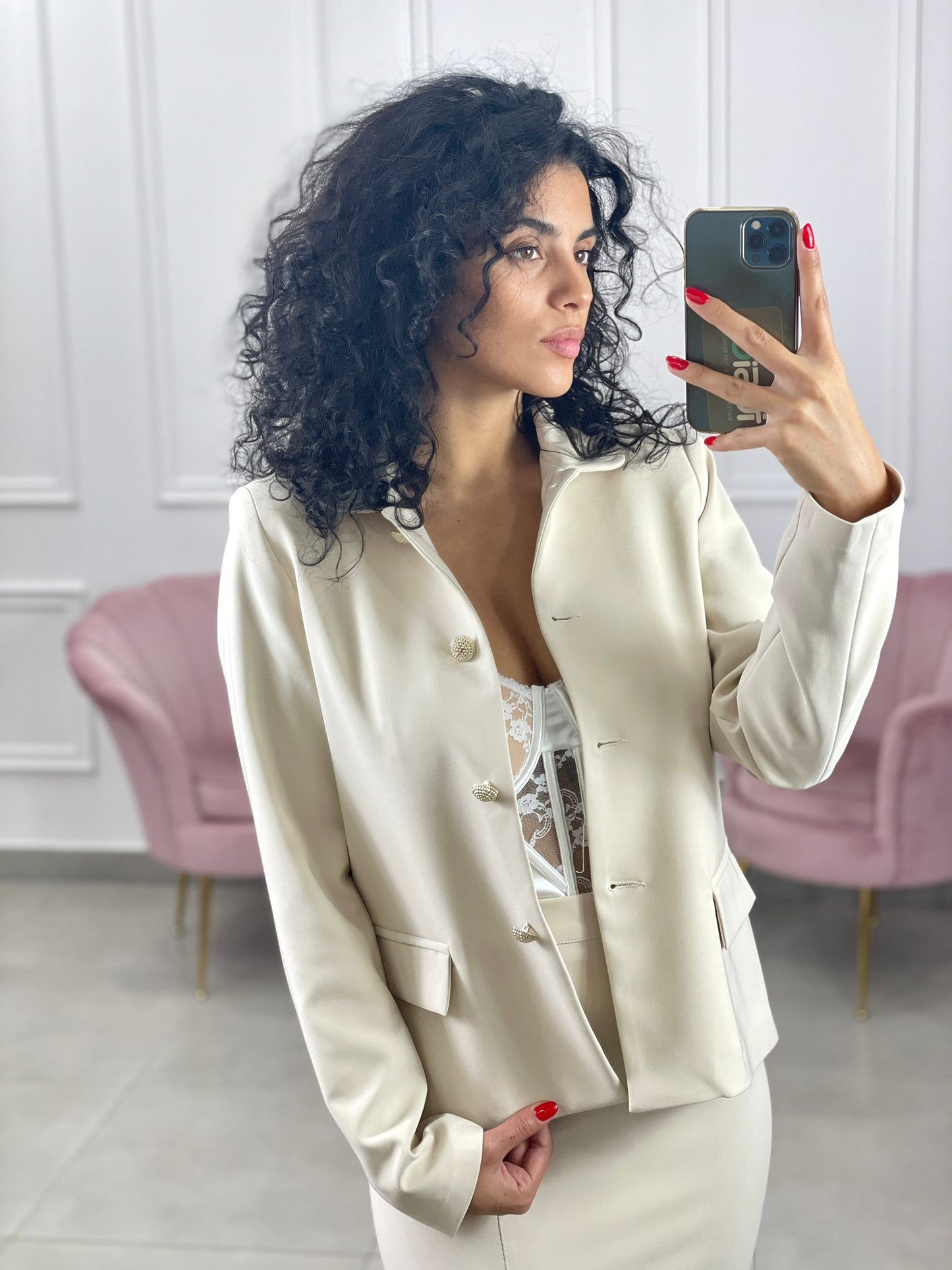 GIACCA CON BOTTONI ORO TOP QUALITY