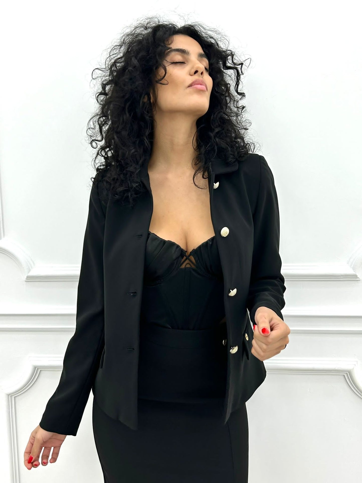 GIACCA CON BOTTONI ORO TOP QUALITY