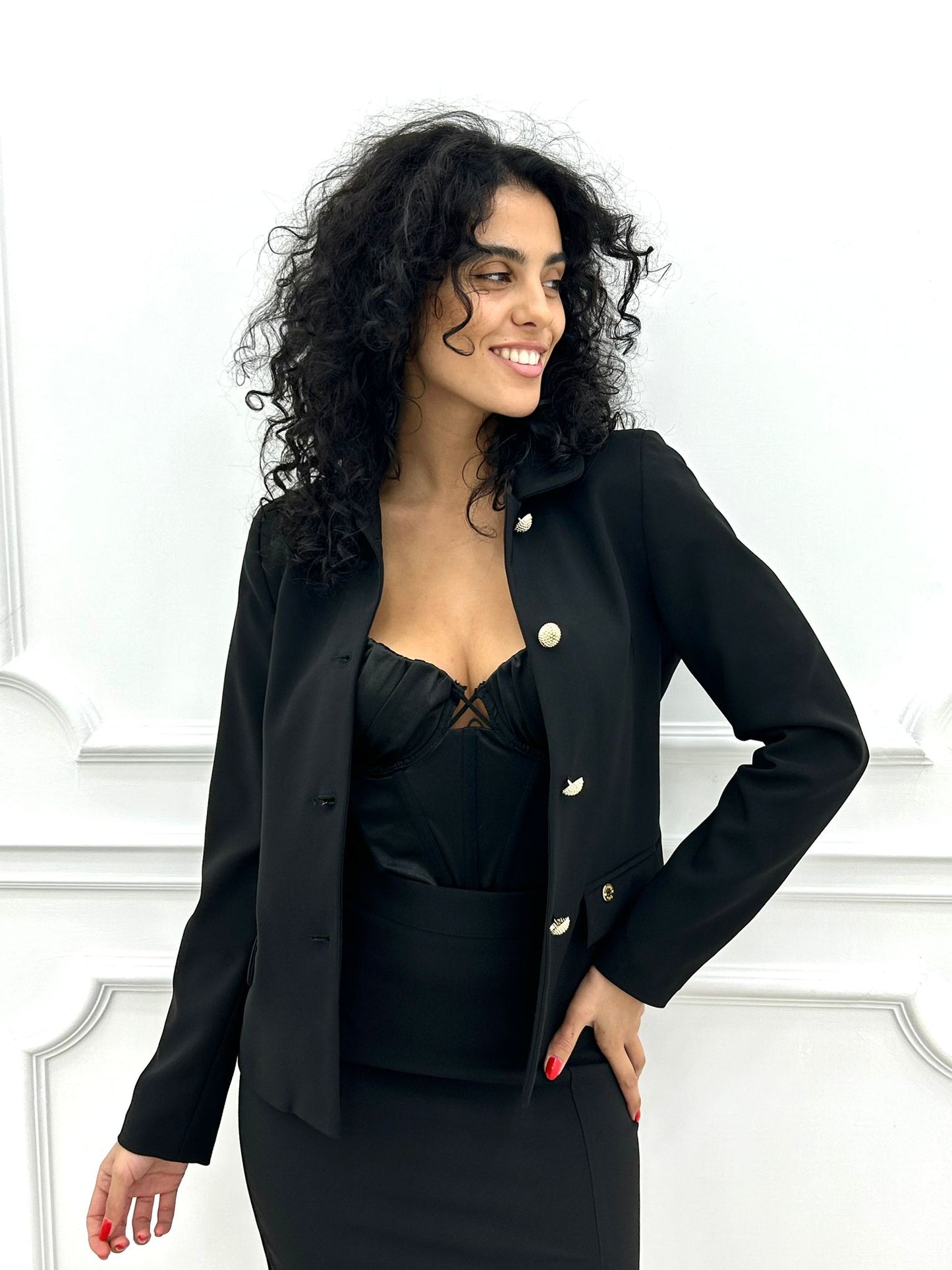 GIACCA CON BOTTONI ORO TOP QUALITY
