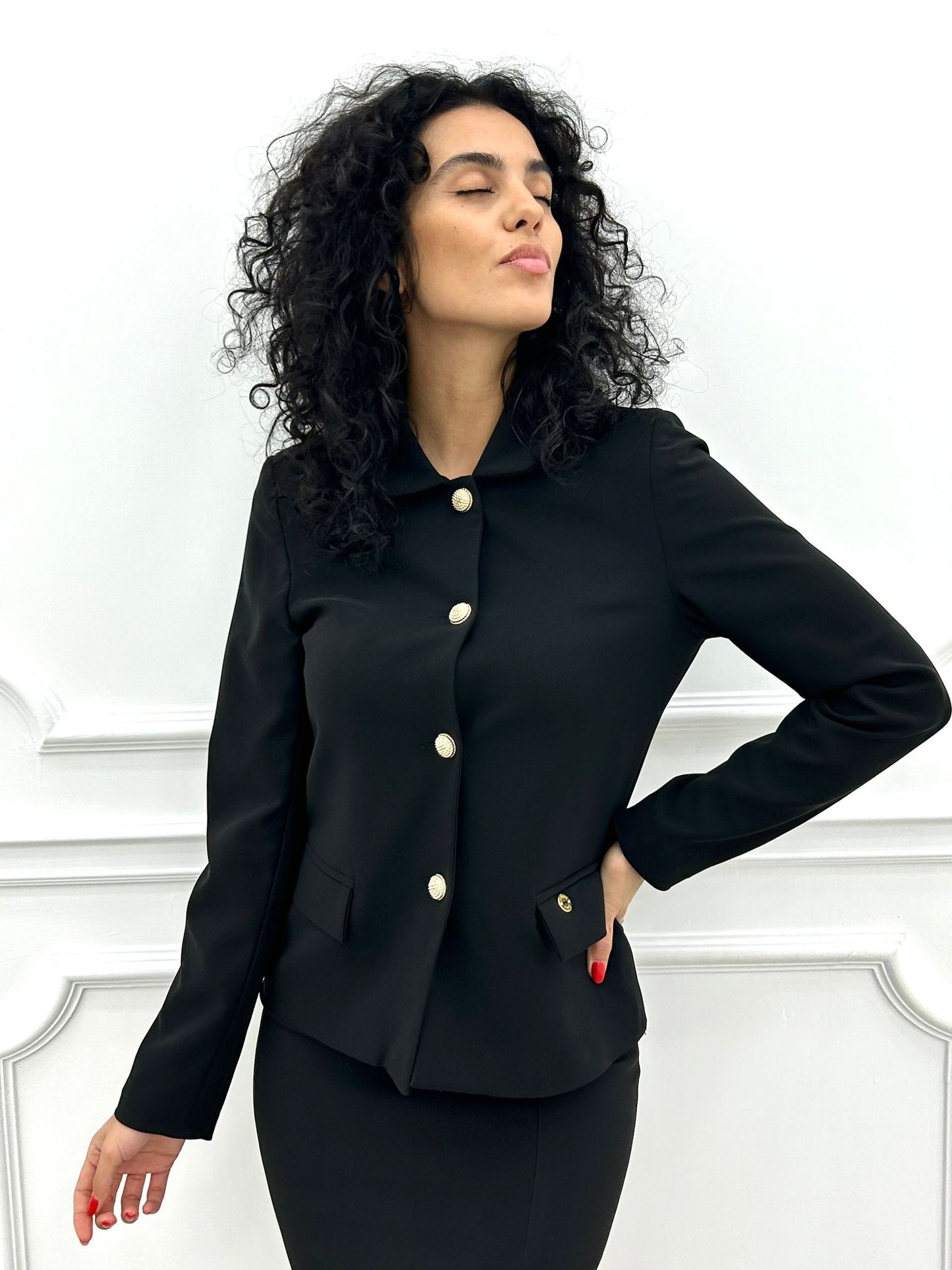 GIACCA CON BOTTONI ORO TOP QUALITY